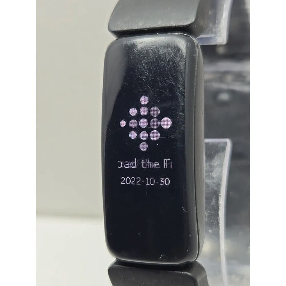 Fitbit Inspire 2 Fitness Tracker Black Heart Rate Monitor Tested W/ Charger